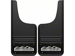 12-Inch x 26-Inch Mud Flaps with High Country Logo; Front or Rear (Universal; Some Adaptation May Be Required)