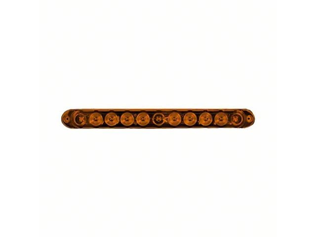 15-Inch Mini LED Tailgate Bar; Amber (Universal; Some Adaptation May Be Required)