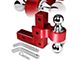 2-Inch Receiver Hitch Adjustable Dual-Ball Mount; 6-Inch Drop; Red (Universal; Some Adaptation May Be Required)