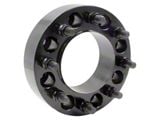 2-Inch Steel Hubcentric 8-Lug Wheel Spacers; Black (07-10 Silverado 3500 HD SRW)