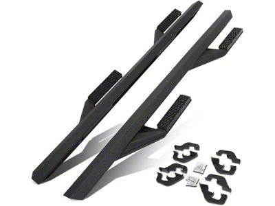 3-Inch Nerf Side Step Bars; Black (07-19 Silverado 3500 HD Crew Cab)