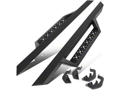 3-Inch Nerf Side Step Bars; Black (07-19 Silverado 3500 HD Regular Cab)