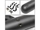 3-Inch Nerf Side Step Bars; Matte Black (07-19 Silverado 3500 HD Extended/Double Cab)