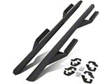 3-Inch Side Arm Side Step Bars; Black (07-19 Silverado 3500 HD Crew Cab)