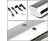 4-Inch Straight Nerf Side Step Bars; Stainless Steel (07-14 Silverado 3500 HD Regular Cab)