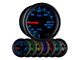 45 PSI Boost/Vacuum Gauge; Black 7 Color (Universal; Some Adaptation May Be Required)