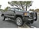 4X Series 4-Inch Oval Side Step Bars; Rocker Mount; Black (07-19 Silverado 3500 HD Extended/Double Cab)