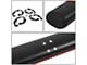 5-Inch Running Boards; Black and Red (07-19 6.0L Silverado 3500 HD Crew Cab)