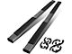 5-Inch Running Boards; Stainless Steel (07-19 6.0L Silverado 3500 HD Crew Cab)