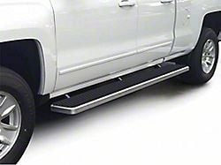 6-Inch iStep Running Boards; Hairline Silver (07-14 Silverado 3500 HD Crew Cab)