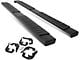 6.25-Inch Running Boards; Black (07-19 Silverado 3500 HD Extended/Double Cab)