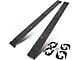 6.50-Inch Flat Step Bar Running Boards; Black (07-19 6.0L Silverado 3500 HD)