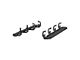 6.50-Inch RidgeStep Running Boards; Textured Black (07-19 6.6L Duramax Silverado 3500 HD Extended/Double Cab)