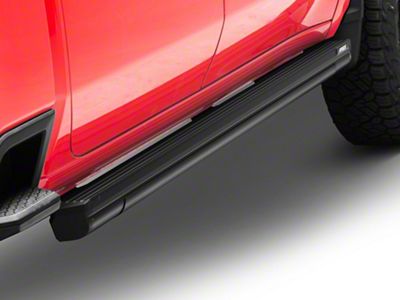 ActionTrac Powered Running Boards; Carbide Black (20-25 Silverado 3500 HD Crew Cab)