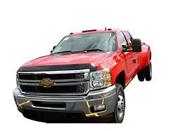 Aeroskin Hood Protector; Dark Smoke (11-14 Silverado 3500 HD)