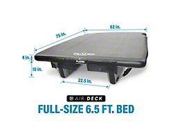 Air-Deck Raised Platform; Full-Standard (01-25 Silverado 3500 HD w/ 6.50-Foot & 6.90-Foot Standard Box)