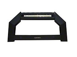 Armour LED Bull Bar; Matte Black (20-24 Silverado 3500 HD)