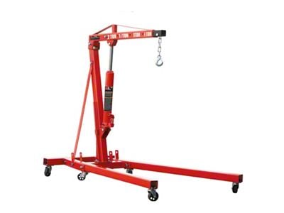 Big Red Engine Hoist with Leveler; 2-Ton Capacity