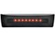 Black LED Non-Locking Tailgate Handle; Red LED; Smoked (07-14 Silverado 3500 HD)
