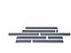 Putco Black Platinum Rocker Panels (15-19 Silverado 3500 HD Crew Cab w/ 6.50-Foot Standard Box)