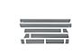 Putco Black Platinum Rocker Panels (15-19 Silverado 3500 HD Regular Cab w/ 8-Foot Long Box)