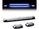 Blue LED Roof Cab Lights; Chrome (07-13 Silverado 3500 HD)