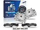 Brake Calipers with Ceramic Brake Pads; Front (07-10 Silverado 3500 HD SRW)