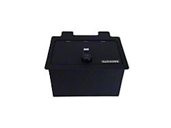 Center Console Safe with 4-Digit Combo Lock; Black (20-24 Silverado 3500 HD)