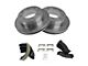 Ceramic 8-Lug Brake Rotor, Pad and Parking Shoe Kit; Rear (07-10 Silverado 3500 HD)