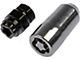 Chrome Duplex Acorn Wheel Lug Nut Locks; M14x1.50; Set of 4 (07-24 Silverado 3500 HD)