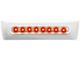 Chrome LED Non-Locking Tailgate Handle; Red LED; Clear (07-14 Silverado 3500 HD)