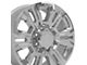 CV70A Chrome 8-Lug Wheel; 20x8.5; 12mm Offset (07-10 Silverado 3500 HD SRW)