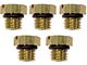 Diesel Fuel Filter Bleeder Screw; Brass (07-16 6.6L Duramax Silverado 3500 HD)