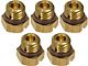 Diesel Fuel Filter Bleeder Screw; Brass (07-16 6.6L Duramax Silverado 3500 HD)