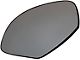 Door Mirror Glass; Left; Heated; Power (09-14 Silverado 3500 HD)