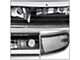 Dual C-Bar LED DRL Headlights with Clear Corners; Black Housing; Clear Lens (01-02 Silverado 3500 HD)