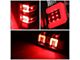Dual C-Bar LED Tail Lights; Black Housing; Clear Lens (15-19 Silverado 3500 HD w/ Factory Halogen Tail Lights)