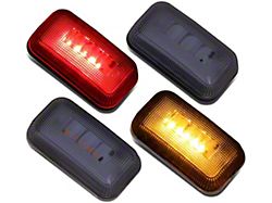 Dually LED Side Marker Lights; Smoked (15-19 Silverado 3500 HD)