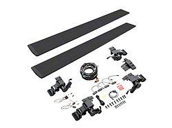 Go Rhino E-BOARD E1 Electric Running Boards; Textured Black (15-19 6.6L Duramax Silverado 3500 HD Crew Cab)