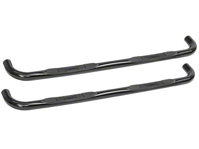 E-Series 3-Inch Nerf Side Step Bars; Black (15-19 Silverado 3500 HD Crew Cab)