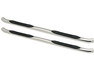 E-Series 3-Inch Nerf Side Step Bars; Stainless Steel (15-19 Silverado 3500 HD Double Cab)