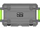 Elite Cooler; 70-Quart; Dark Gray/Green