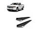 Exceed Running Boards; Black (07-19 Silverado 3500 HD Double Cab)