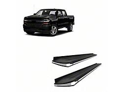 Exceed Running Boards; Black (07-19 Silverado 3500 HD Crew Cab)