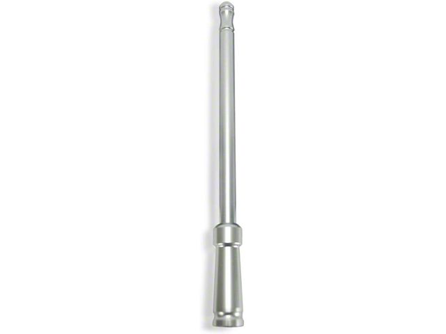 Extended Range Aluminum Antenna; 8-Inch; Brushed Aluminum (Universal; Some Adaptation May Be Required)