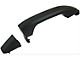 Exterior Door Handle; Rear Right and Left; Smooth Black; Plastic; Without Passive Entry (15-19 Silverado 3500 HD)