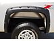 Elite Series Rivet Style Fender Flares; Rear; Smooth Black (07-14 Silverado 3500 HD SRW)