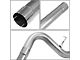 Filter-Back Single Exhaust System with Polished Tip; Side Exit (07-10 6.6L Duramax Silverado 3500 HD)
