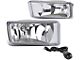 Fog Lights with Switch; Clear (07-14 Silverado 3500 HD)