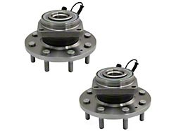 Front Wheel Bearing and Hub Assembly Set (11-19 4WD Silverado 3500 HD DRW)